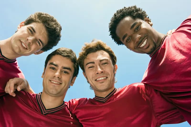 People playing football