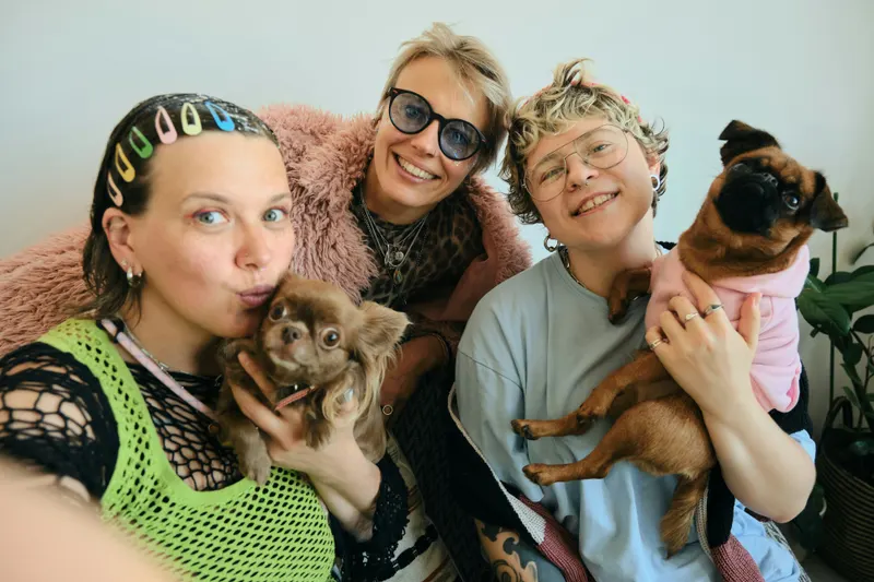 Out with animals